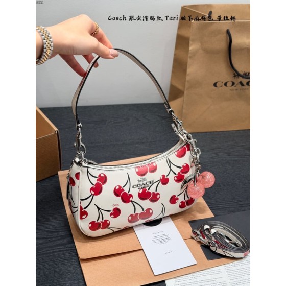 Teri Shoulder Bag with Cherry Print